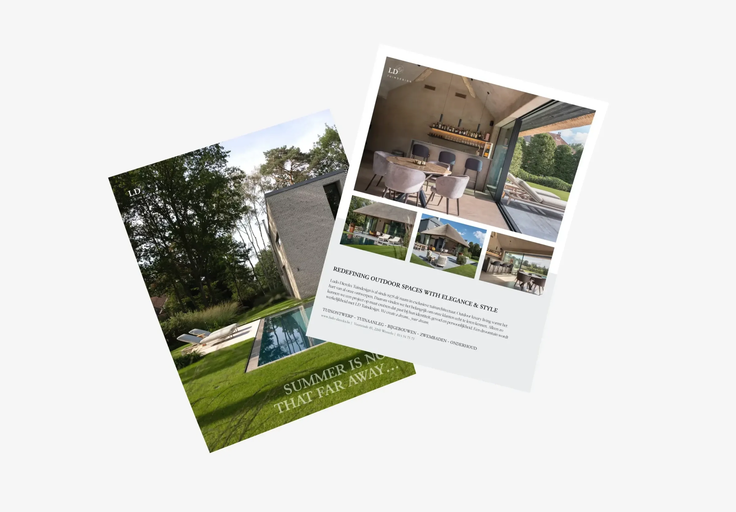 Flyers voor een vastgoedproject